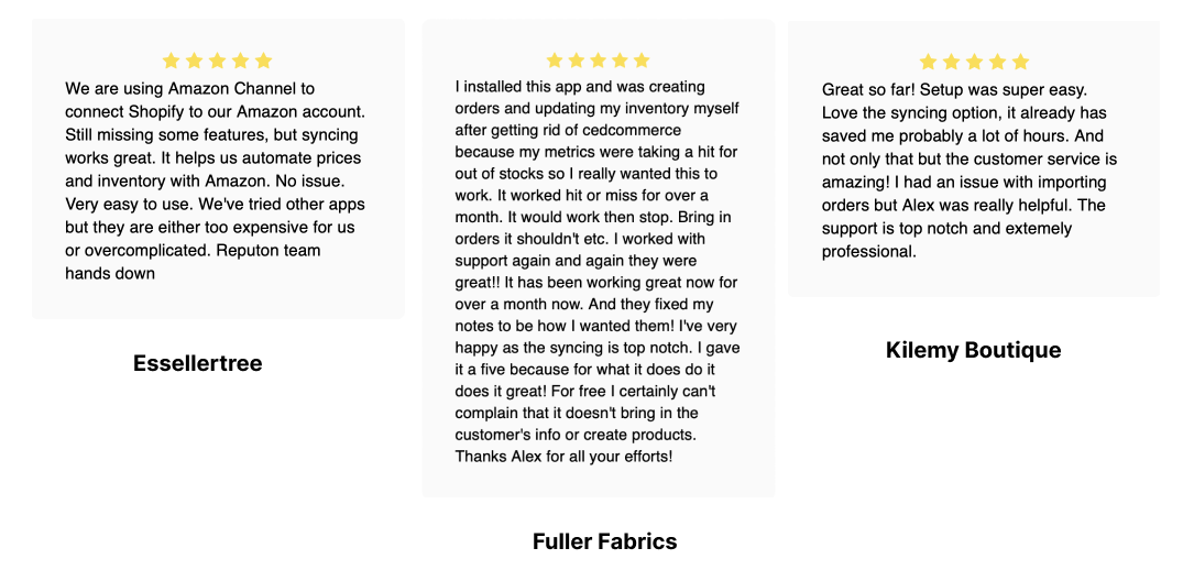 amazon sales channel