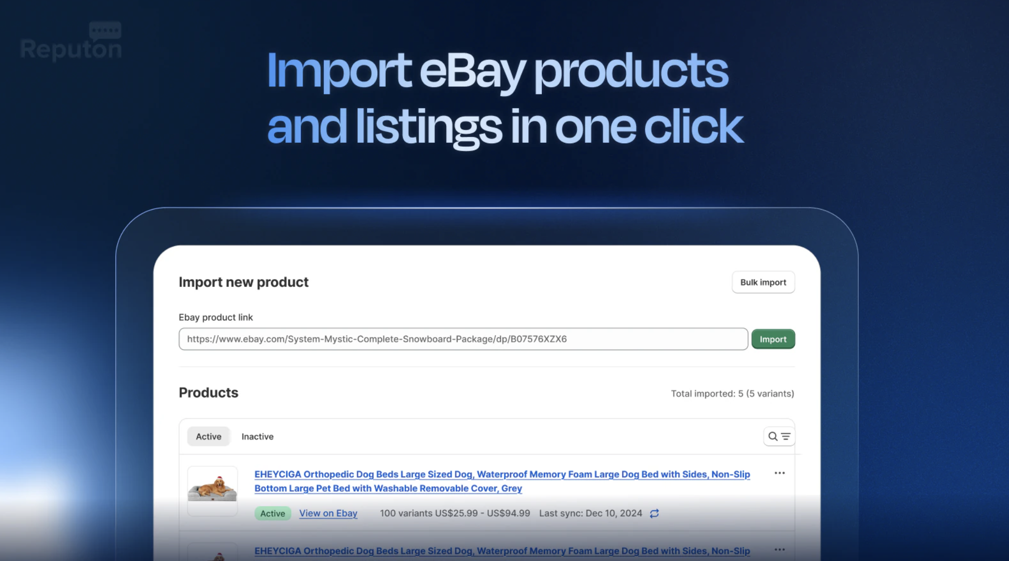 eBay markup pricing rules for Shopify