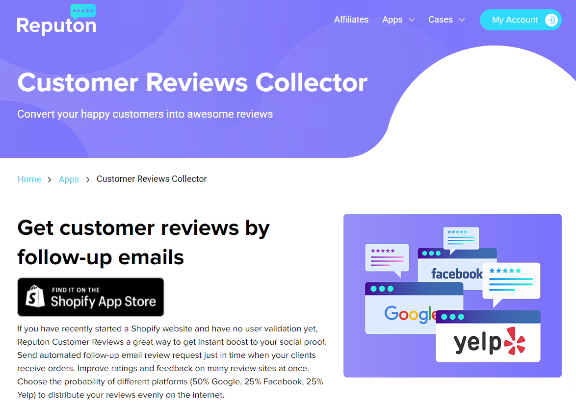 Reputon  Reviews -  Seller Reviews App by Reputon