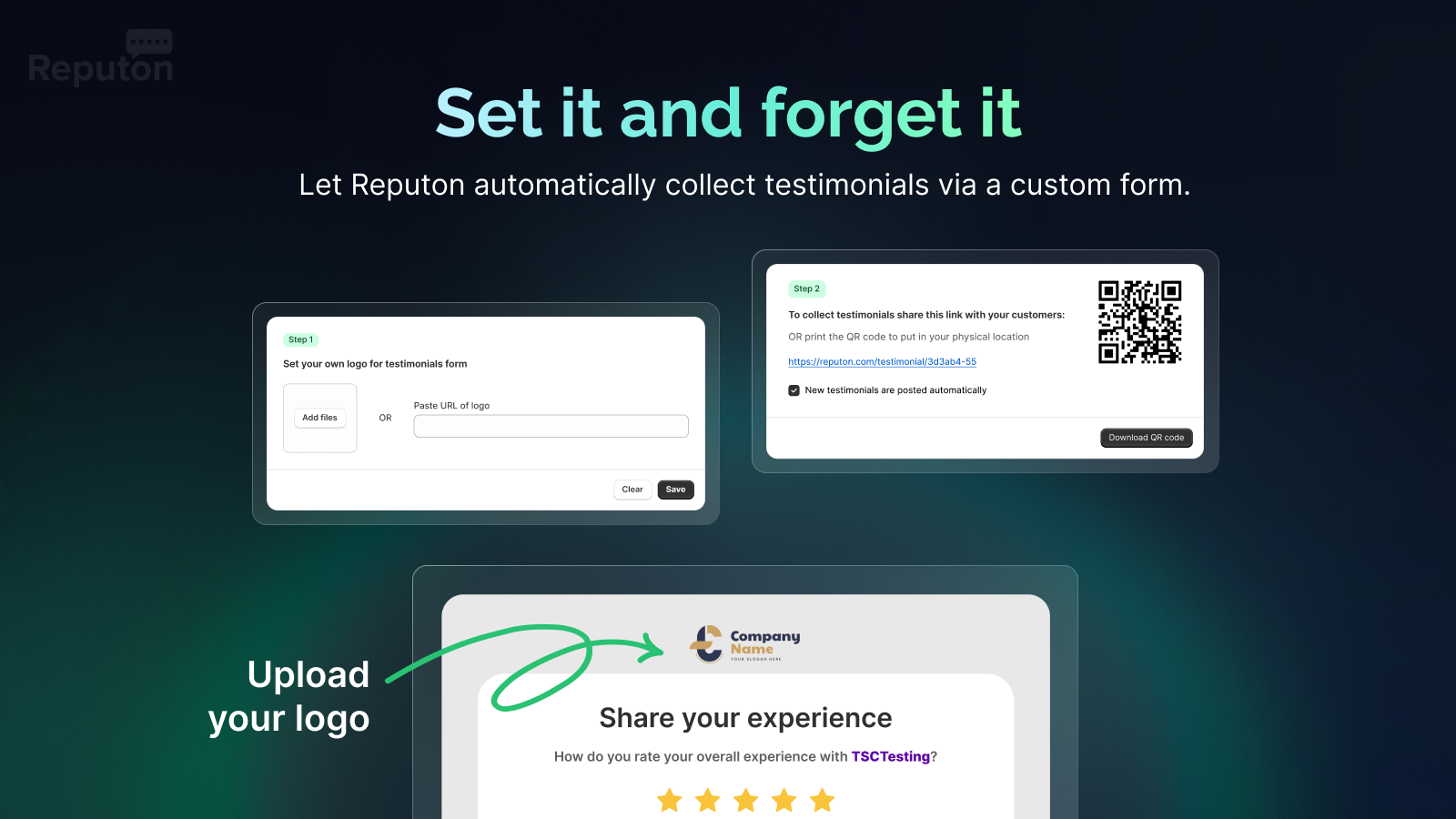 Testimonials collection form for Shopify