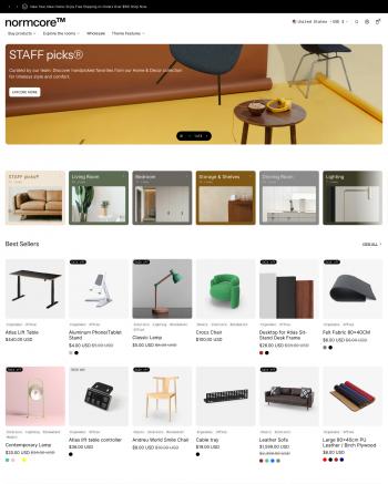 reviews Normcore by SalesHunterThemes for shopify